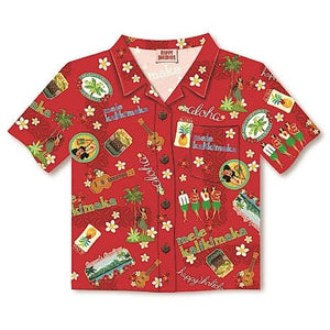Christmas Cards Box - "Mele Hula" Aloha Shirt