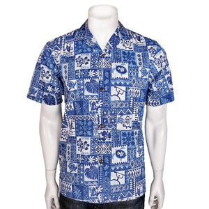 Royal Hawaiian Creations Tapa Men's Aloha Shirt