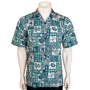 Royal Hawaiian Creations Tapa Men's Aloha Shirt
