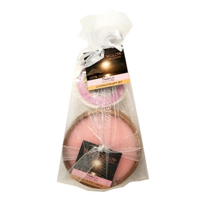 Bubble Shack Pikake Lei Loofah Lather/Soy Poi Candle Gift Set