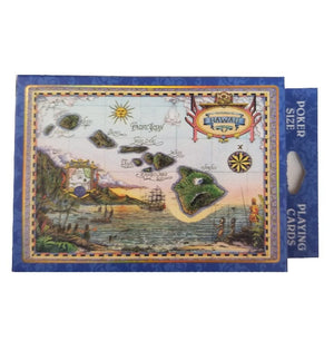 Deluxe Hawaiian Map Playing Cards
