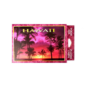 Deluxe Hawaiian Sunset Playing Cards