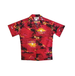 Palm Tree  Boys Aloha Shirt