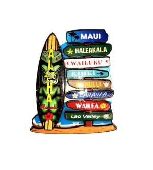 Maui Sign Refrigerator Magnet