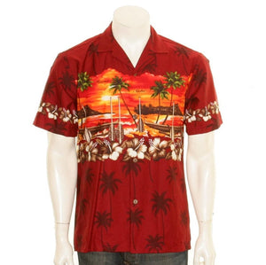 Palm Chestband Aloha Shirt