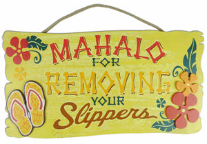 MAHALO - HAWAIIAN WOOD SIGN