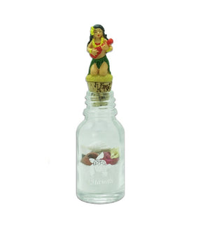 Sand Bottle Topper - Hula Girl Kneeling - Assorted Color