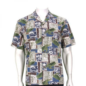 Scenic Honu Men's Aloha Shirt