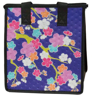 Ayami Purple  Petite Hawaiian Insulated Hot/Cold Reusable Bag