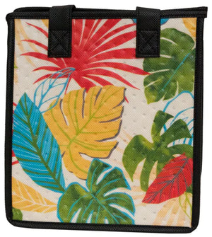Colorblock Cream  Petite Hawaiian Insulated Hot/Cold Reusable Bag