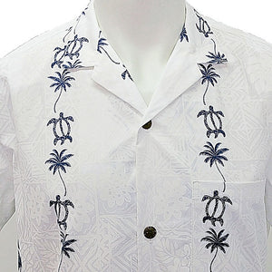 Men's Honu Panel Aloha Shirt