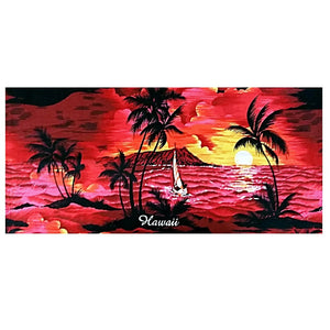 Palm Tree Beach Towel - Red