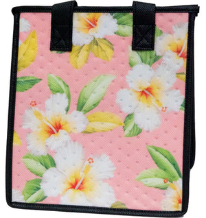 Rumor Pink  Petite Hawaiian Insulated Hot/Cold Reusable Bag