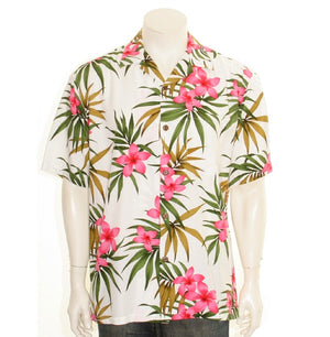 Floral Rayon Mens Aloha Shirt(10104-TV018)