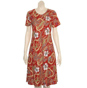 Vintage Scenic Short Dress
