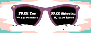 FREE Shipping & FREE Tees!