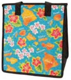 808 State Aqua Medium Insulated Hot/Cold Reusable Bag