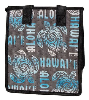 Kapono Grey Petite Hawaiian Insulated Hot/Cold Reusable Bag