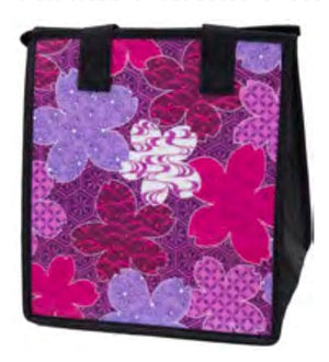 Rinka Purple Petite Hawaiian Insulated Hot/Cold Reusable Bag