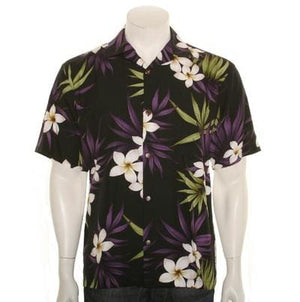 Floral Rayon Mens Aloha Shirt(10104-TV018)