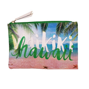 Waikiki Beach Pouch Bag - Large