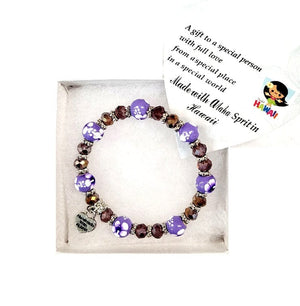 VIOLET  BRACELET W/BOX