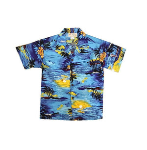 Palm Tree  Boys Aloha Shirt