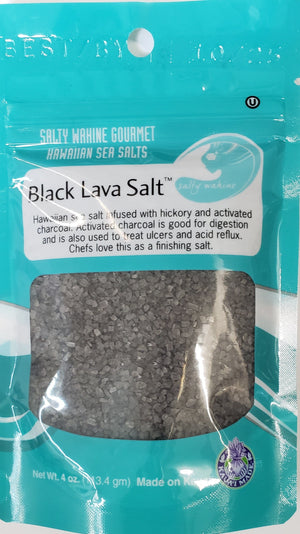 SALT BLACK LAVA / 4 OZ POLYBAG