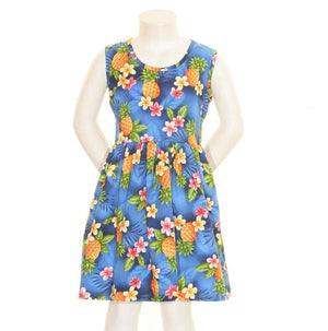 Poipu-pineapple Girls Dress(FM010)