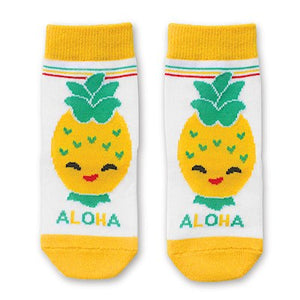 KEIKI SOCKS, ISLAND YUMI FRIENDS - PINEAPPLE PAL