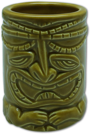 TIKI SHOT GLASS - ENTERTAINER TIKI GOLD