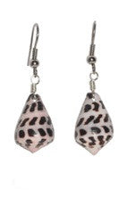 Black & White Cone Shell Earrings