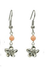 Plumeria Charm Earrings