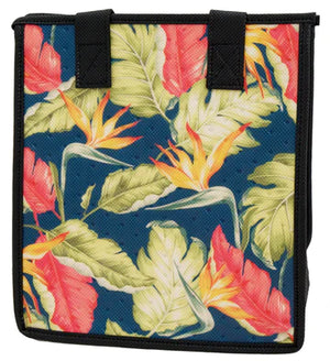 Discovery Navy  Petite Hawaiian Insulated Hot/Cold Reusable Bag