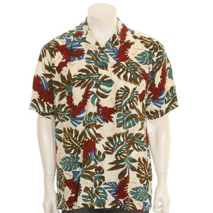 Red Ginger Rayon Aloha Shirt