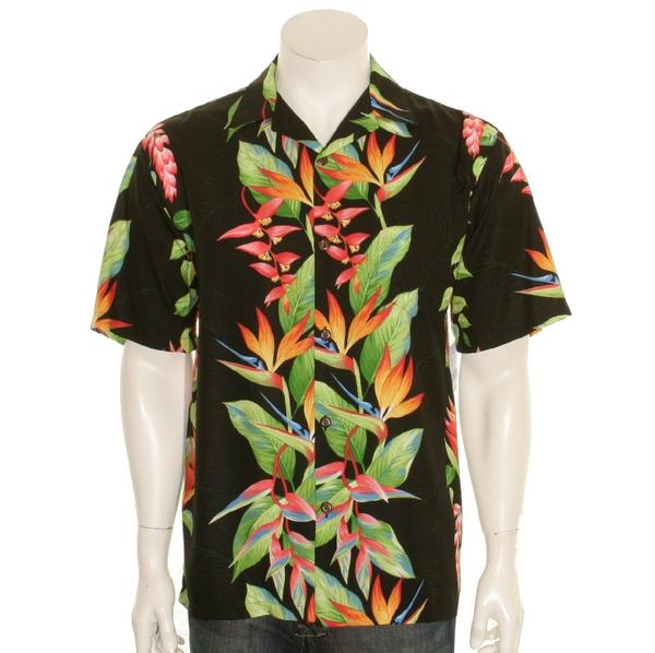 Birds of Paradise Panel Aloha Shirt