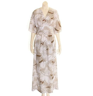 Canoe Monstera Japanese Style Caftan