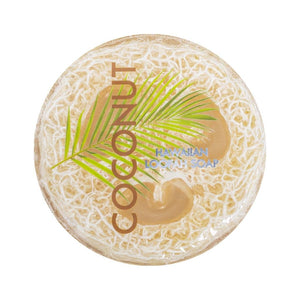 Loofah Soap – Coconut with Sea Salt & Kukui Oil