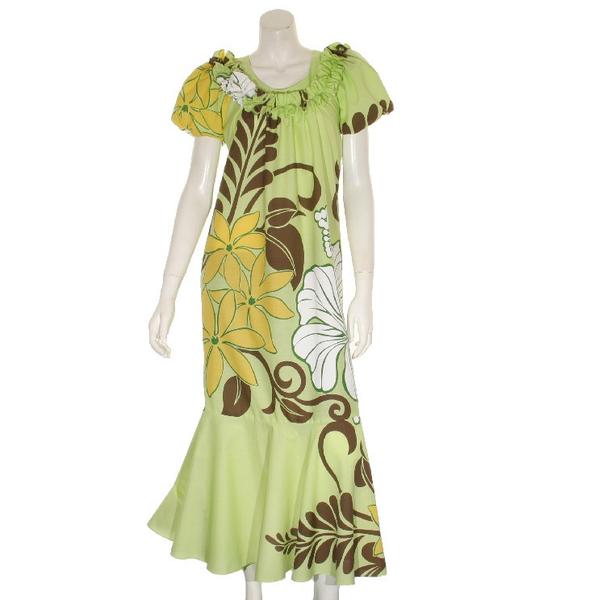 Tiare Ruffle Neck Muu Muu