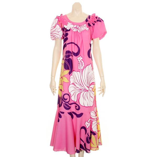 Tiare Ruffle Neck Muu Muu
